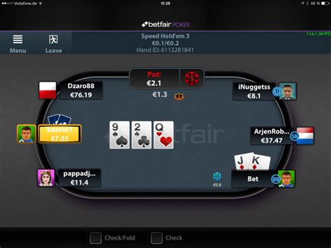 betfair poker app android